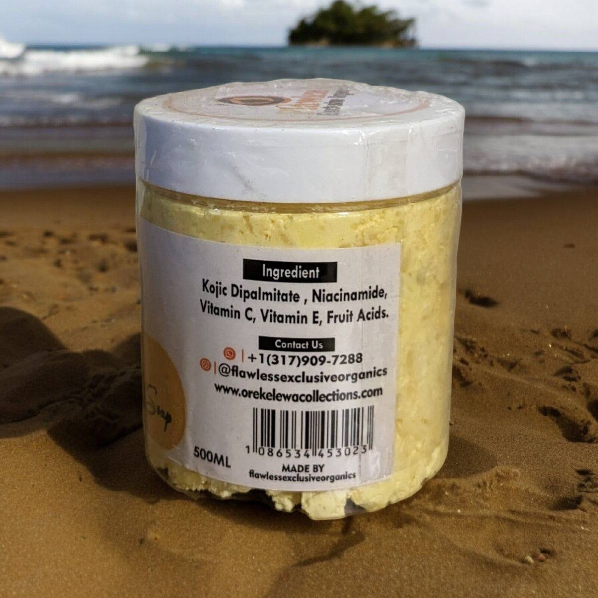 Organic Hand Made Body Soap 500g - Exfoliating Brightening Skin Care