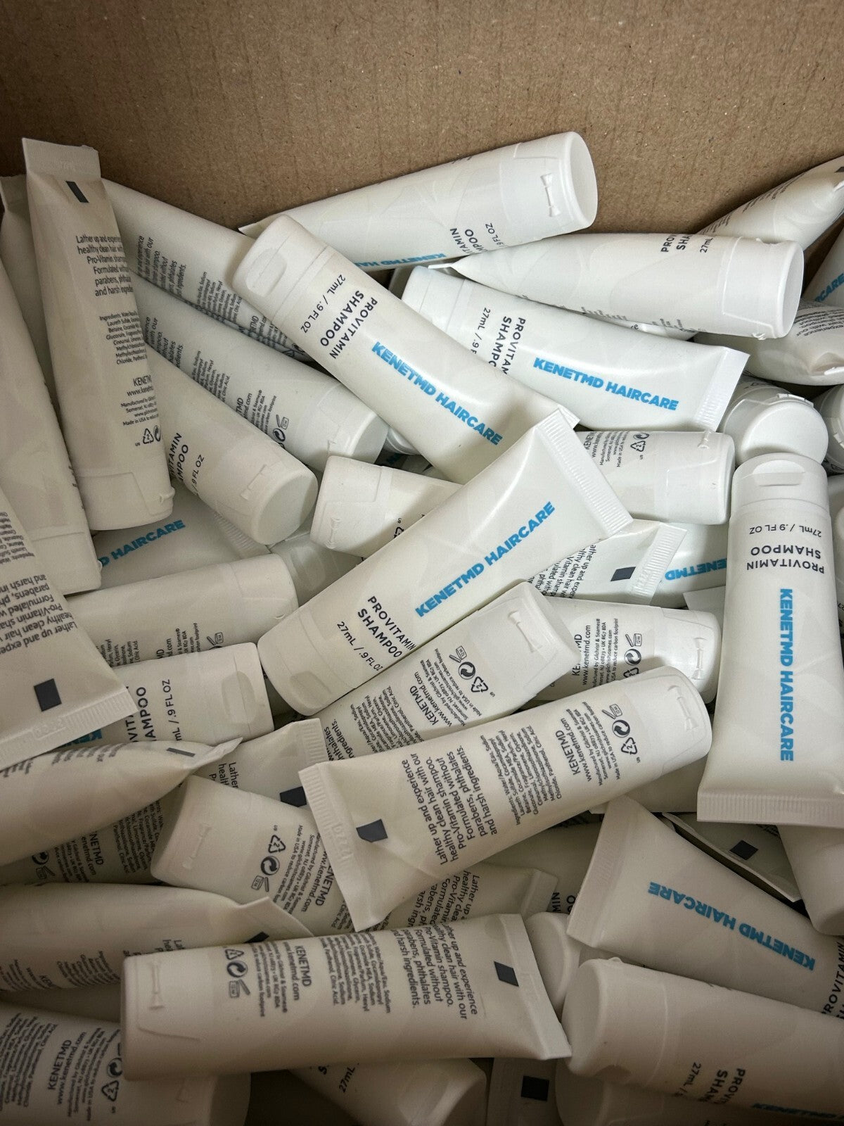 Travel Shampoo Set 20-Pack - Provitamin Haircare for Hotels & Travel
