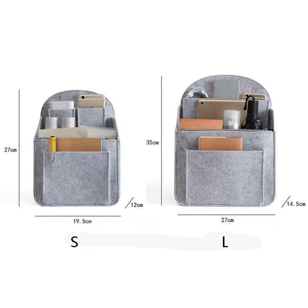 Portable Makeup Organizer Insert for Travel Backpack & Bags - Divider & Storage