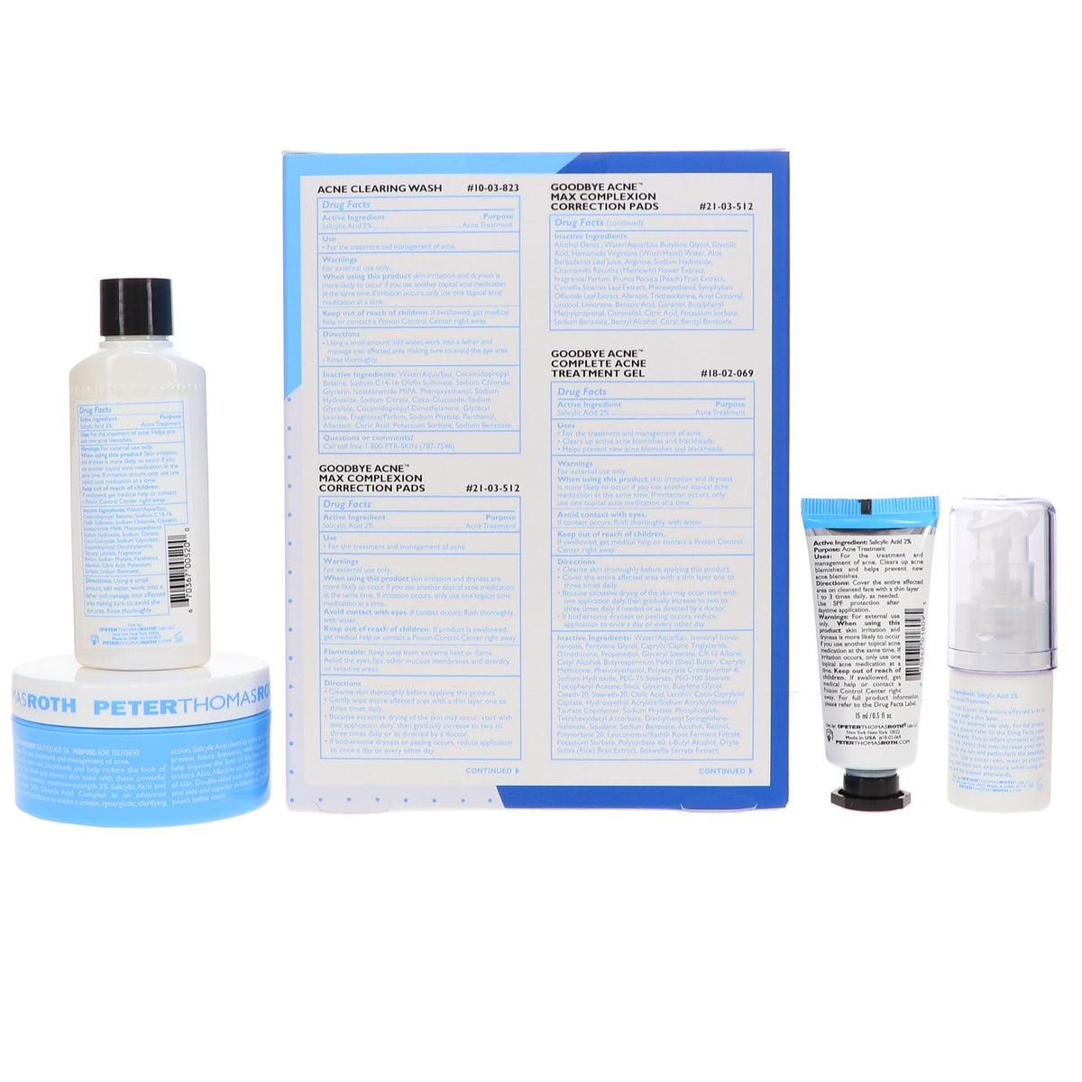 Acne Treatment Kit for Face & Body - Salicylic & AHA BHA Spot Treatment