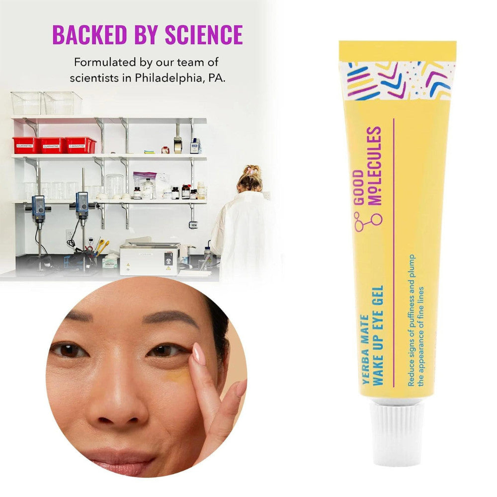 Revitalizing Yerba Mate Eye Gel for Puffiness Dark Circles 15ml