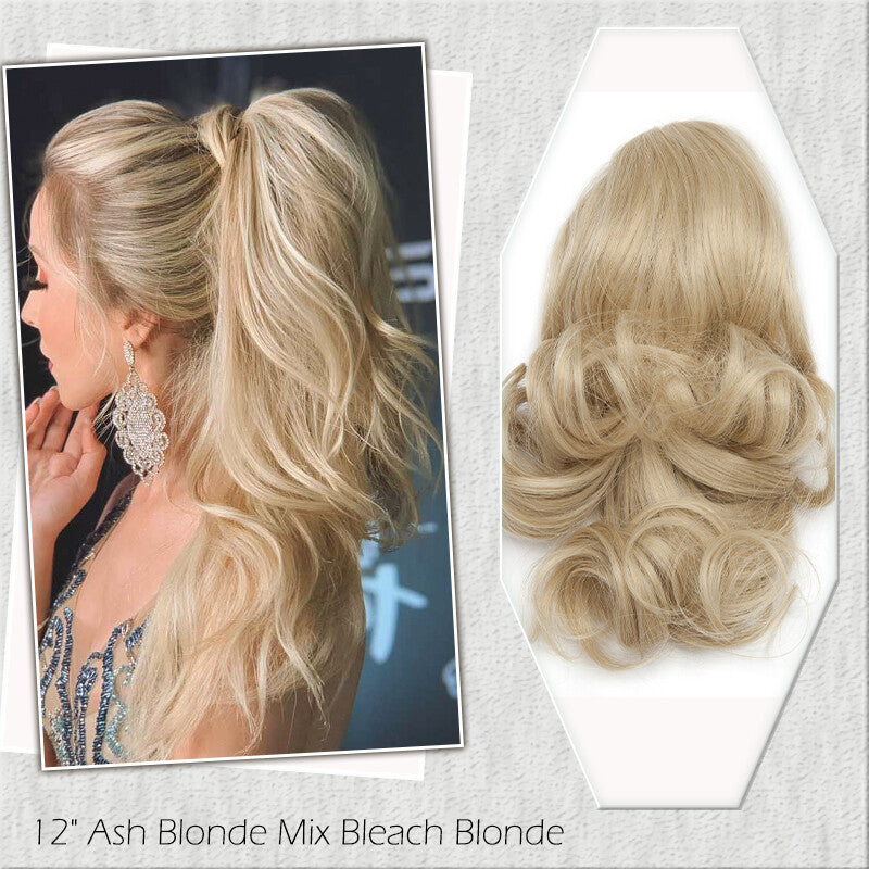 Fake Ponytail Clip-In Hair Extension Thick Natural Look 14 Inches