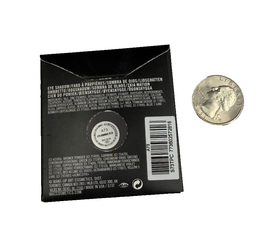 MAC Eye Shadow Refill Stormwatch Travel Size 0.05 oz - New & Authentic
