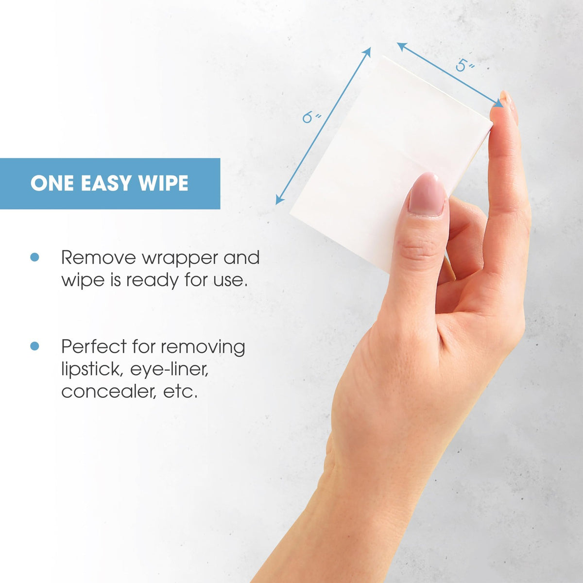 Makeup Remover Wipes Alcohol-Free Facial Cleansing Cloths with Vitamin E