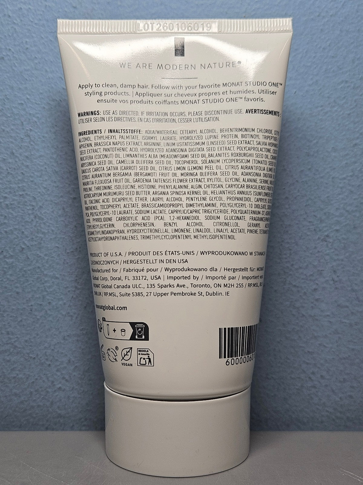 Monat Bond IQ Peptide Leave-In Creme 4.5 fl oz Hair Treatment