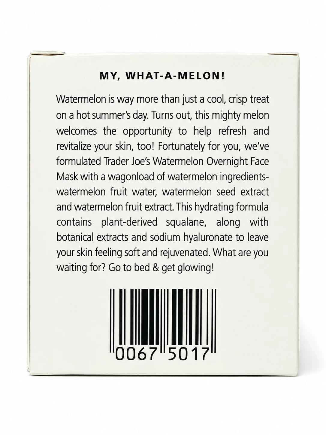 Watermelon Overnight Face Mask Hydrating Gel - 2 Pack