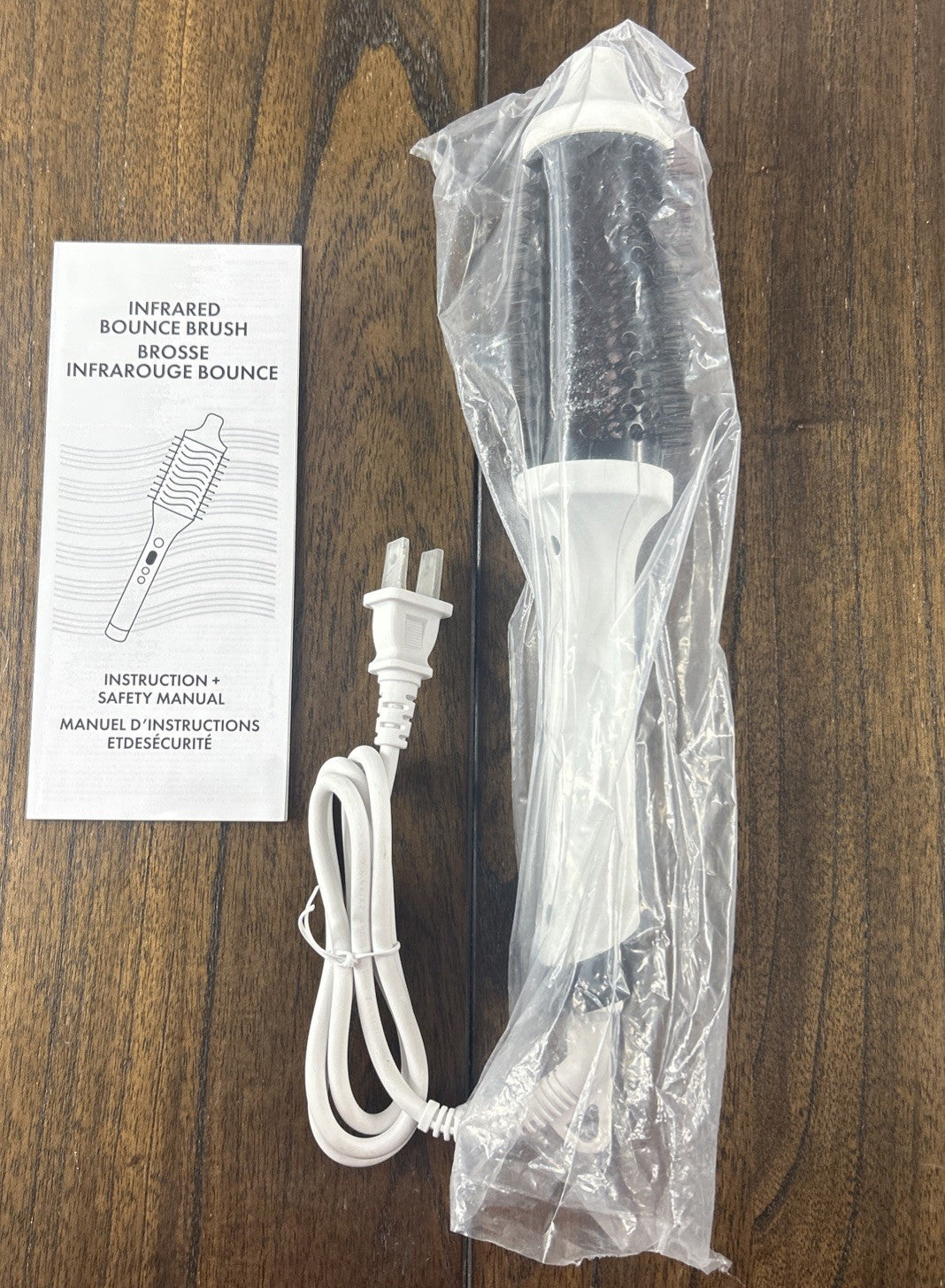 Infrared Thermal Hair Brush for Styling & Scalp Care - Professional Salon Result
