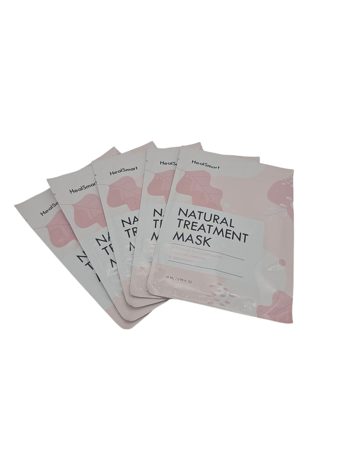 Hydrating Facial Sheet Mask, 72-Hour Deep Moisturizing, 5 Count