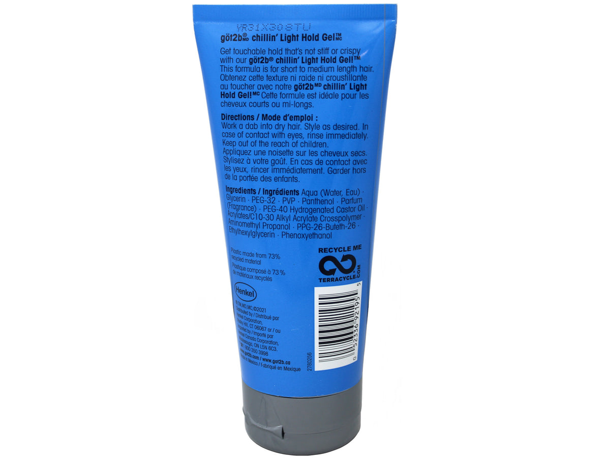 got2b Chillin Light Hold Hair Gel, 6 oz - 3 Pack