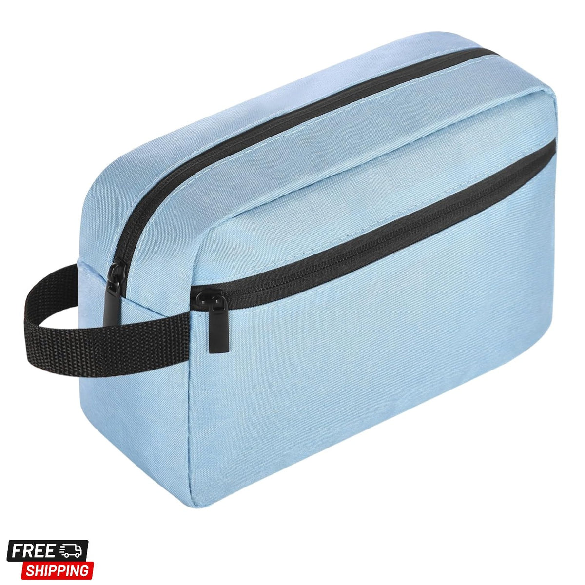 Travel Toiletry Bag for Women & Men Hanging Cosmetic Organizer Sky Blue