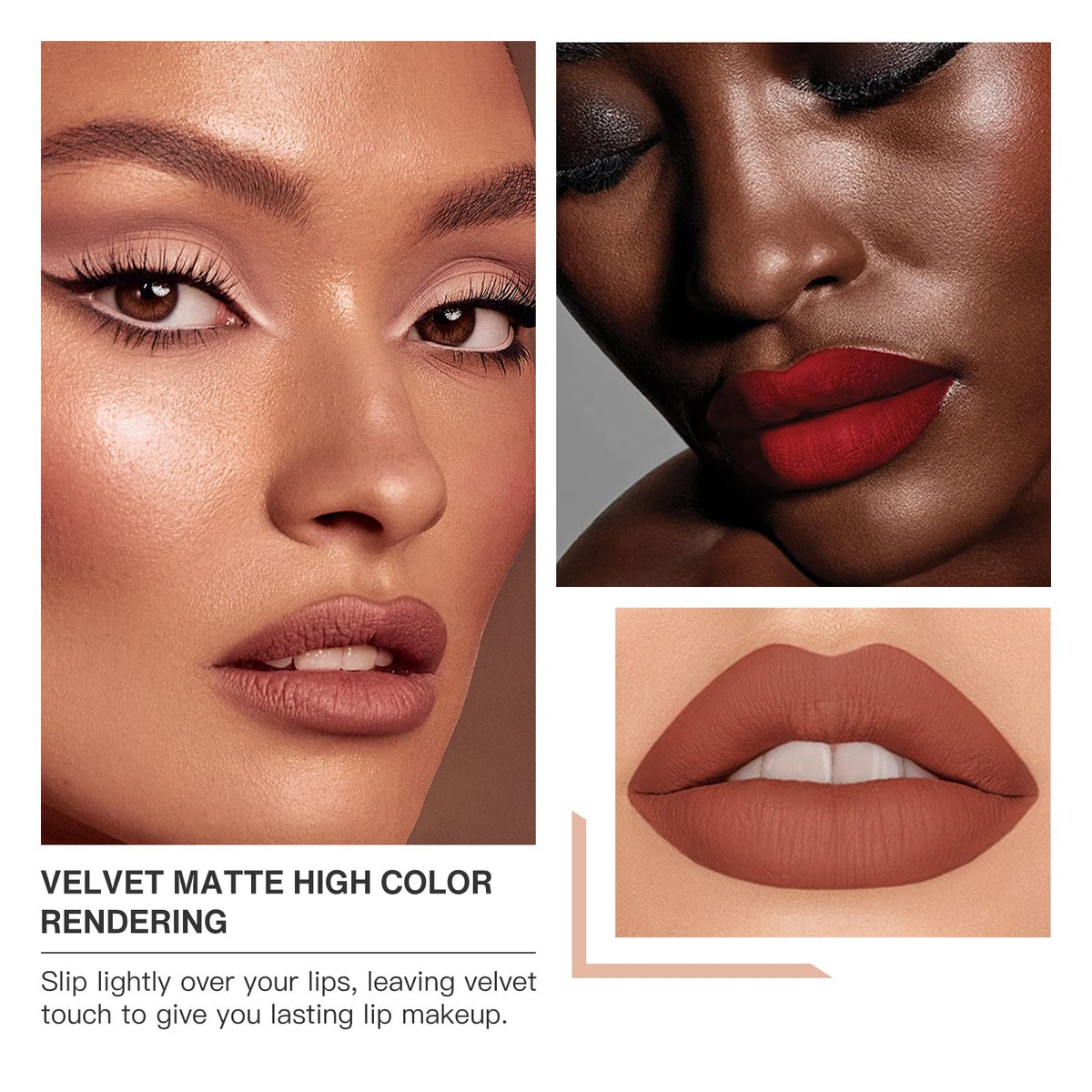 18-Color Matte Lipstick Set - Long-Lasting Waterproof Lip Makeup