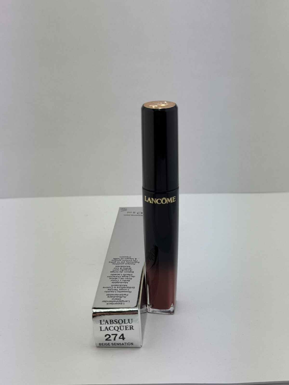 Lancôme L'Absolu Lacquer Lip Gloss 274 Beige Sensation 0.27 oz