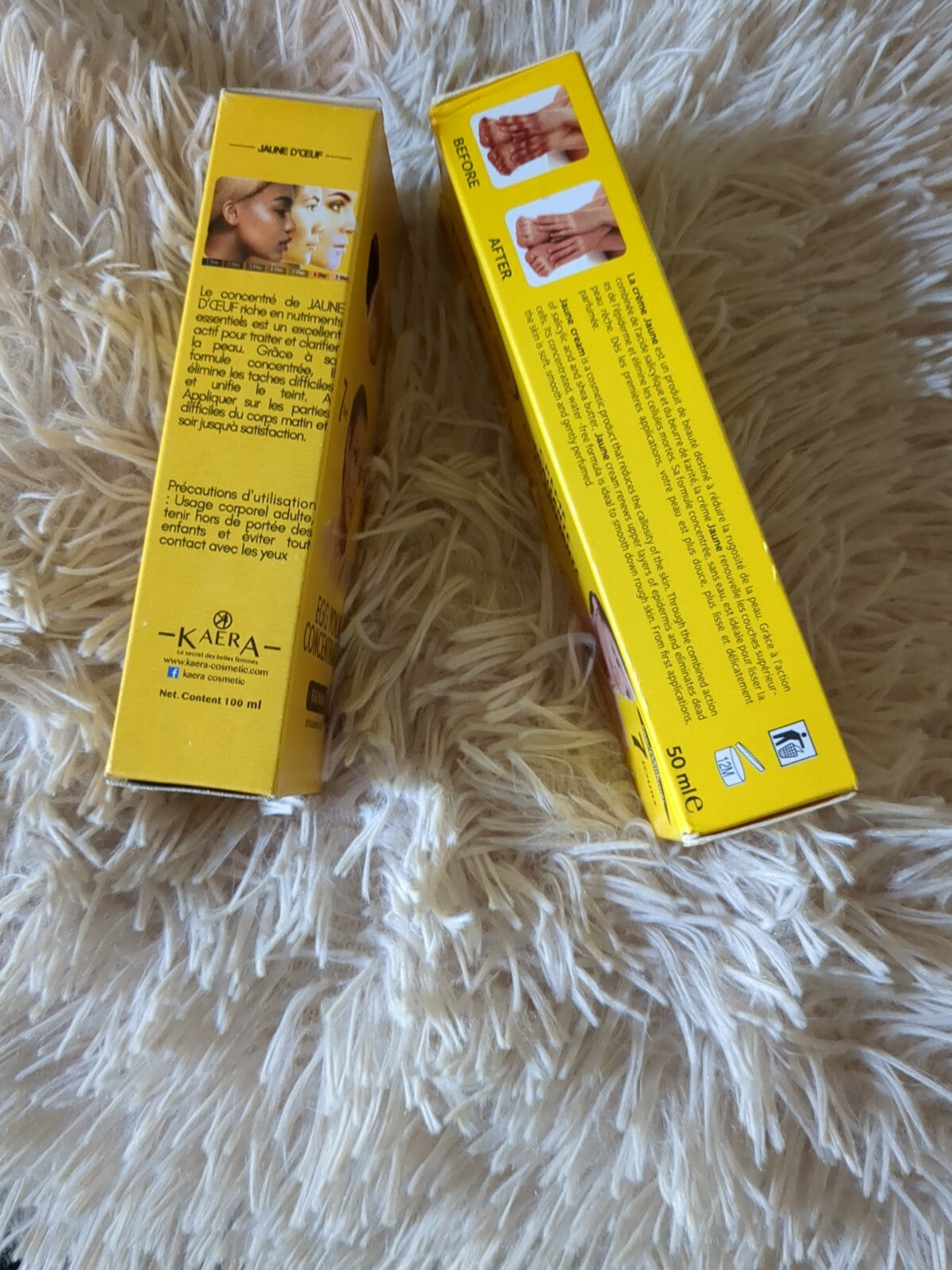 Egg Yolk Serum and Cream for Skin Clarifying 50ml - Nourishing Face Treatment