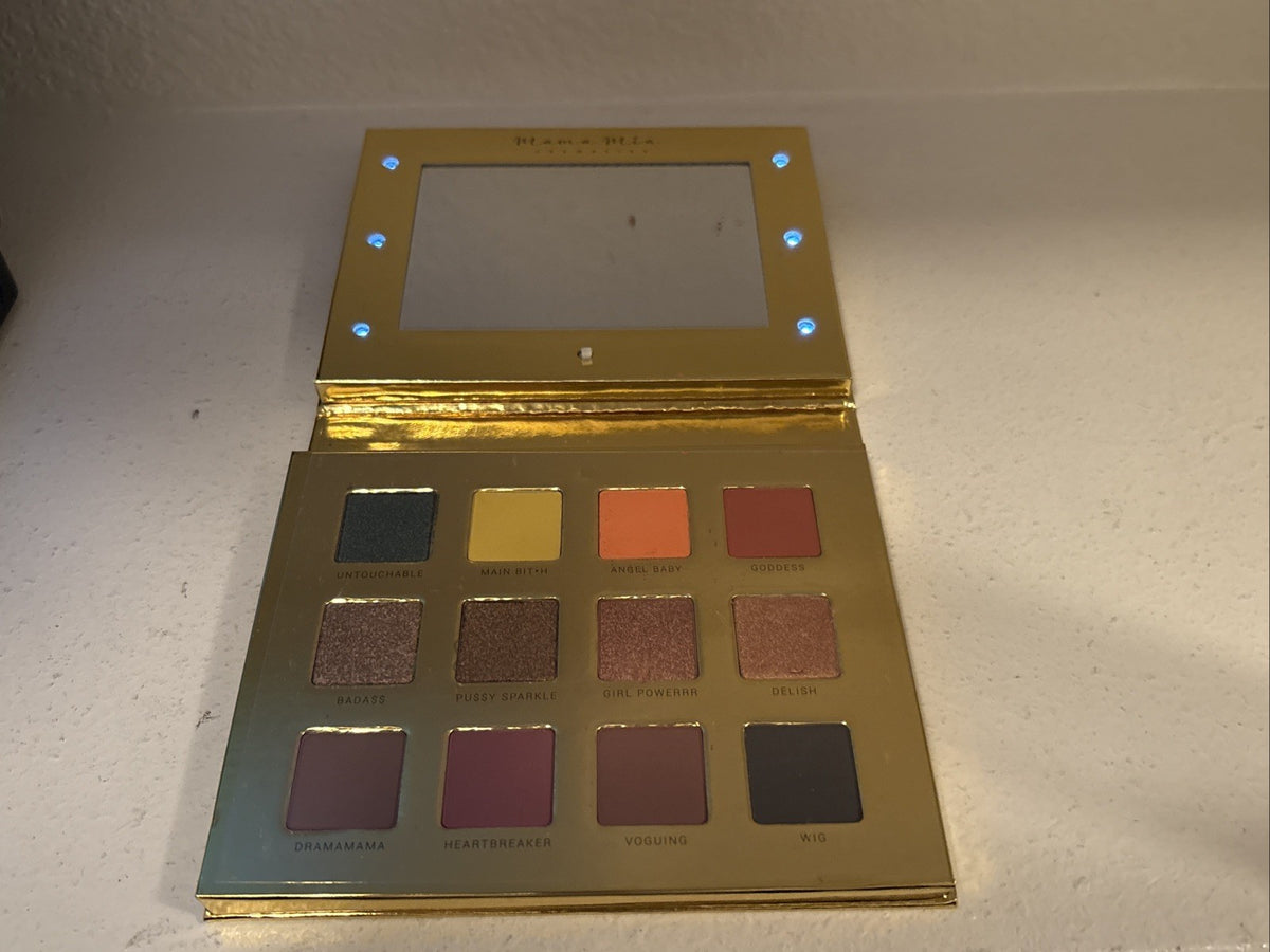 Pressed Pigment Eyeshadow Palette for Eye Makeup - Mama Mia Cosmetics