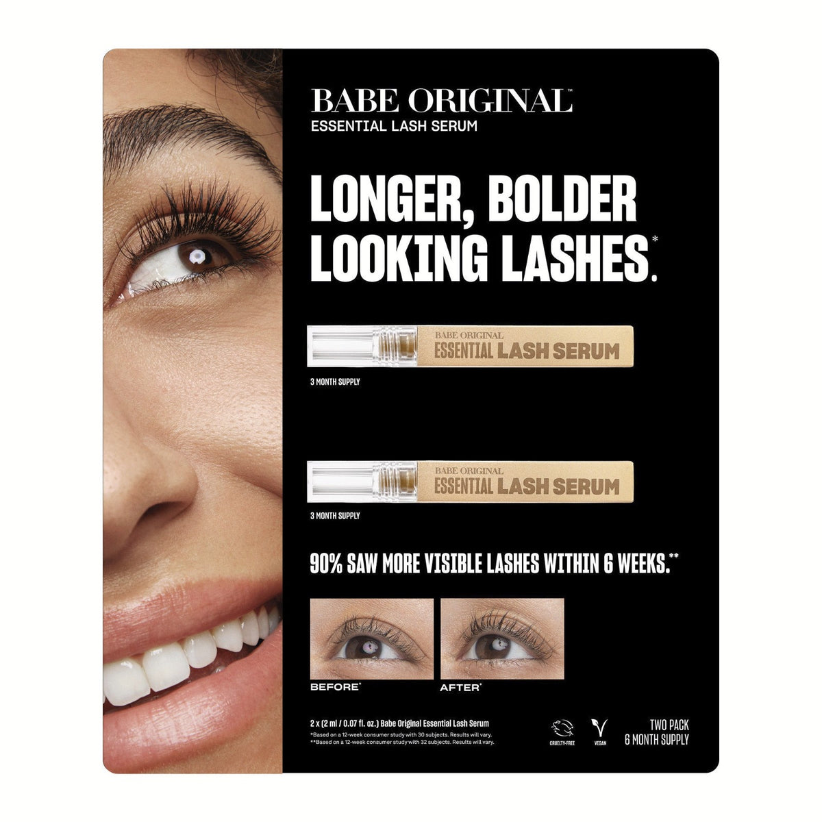 Eyelash Serum - Babe Lash Original Lash Enhancer 0.07 fl oz
