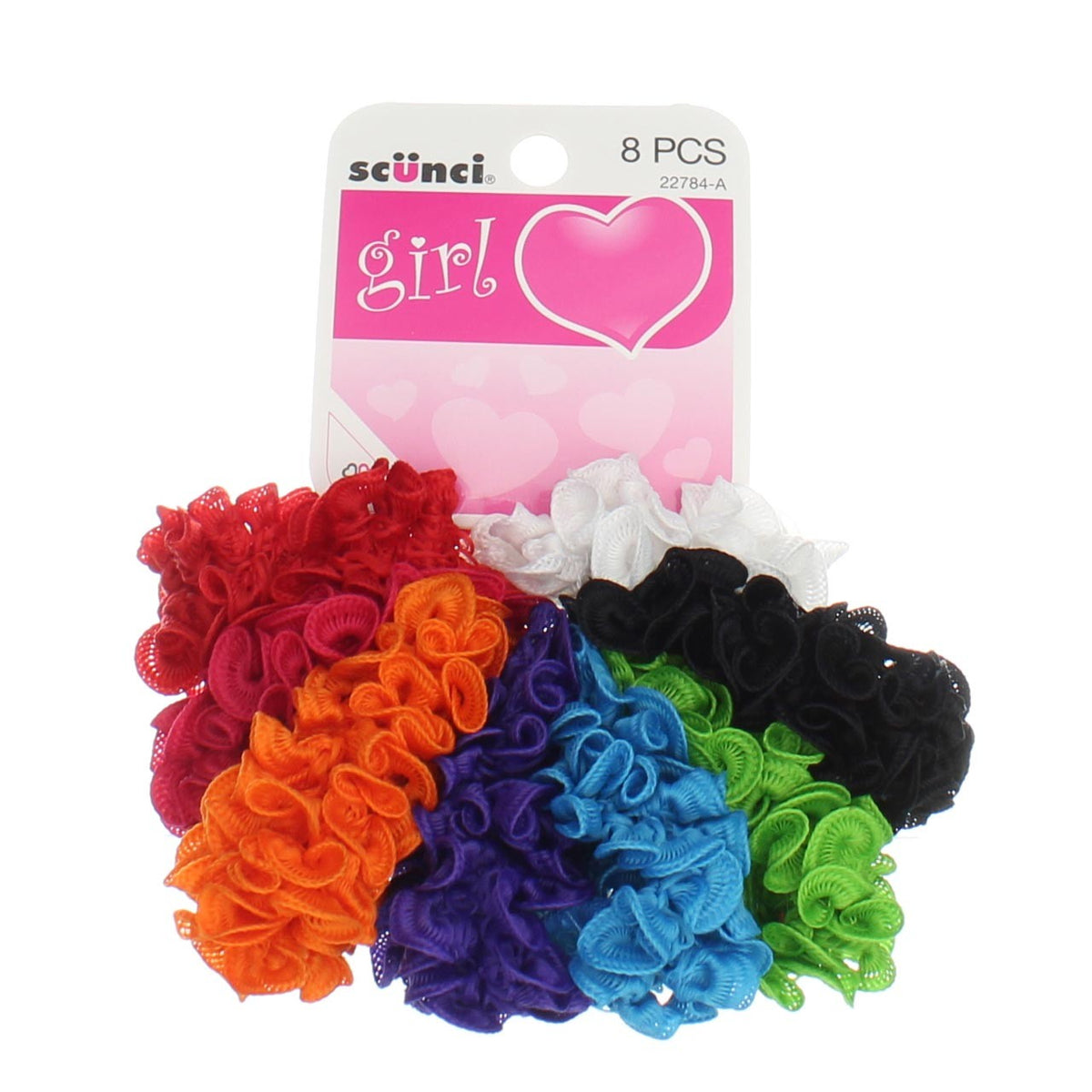2 Pack Scunci Girl Scrunchie Ponytailer, 8 Ct