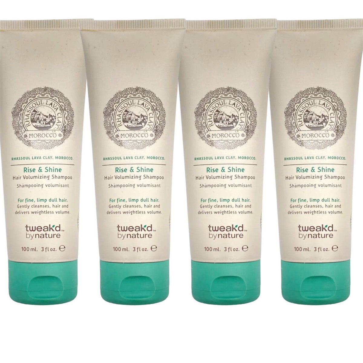Volumizing Shampoo Pack - Rise & Shine Hair Care Set, 4 x 3 oz Tubes