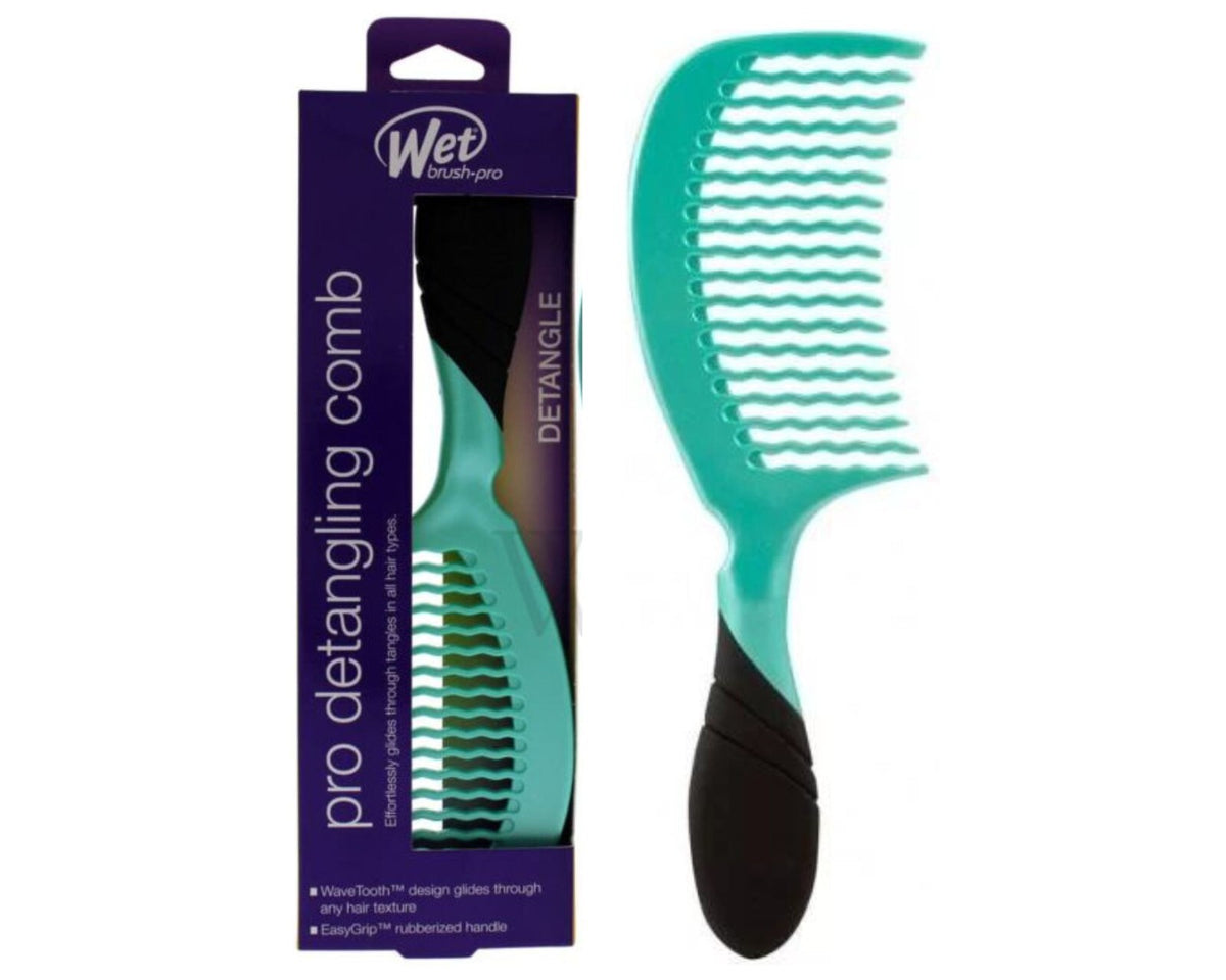Detangling Comb for Wet & Dry Hair - Flexible Styling Teeth, 3.5x9 Inches