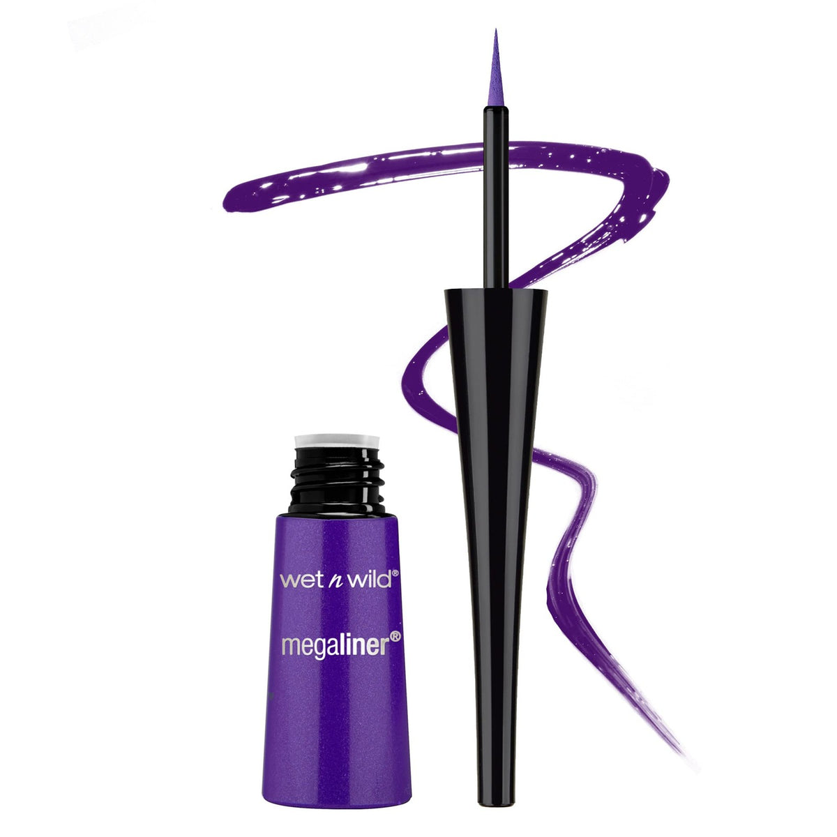 Electric Purple Liquid Eyeliner - Long-Lasting Waterproof Eye Makeup