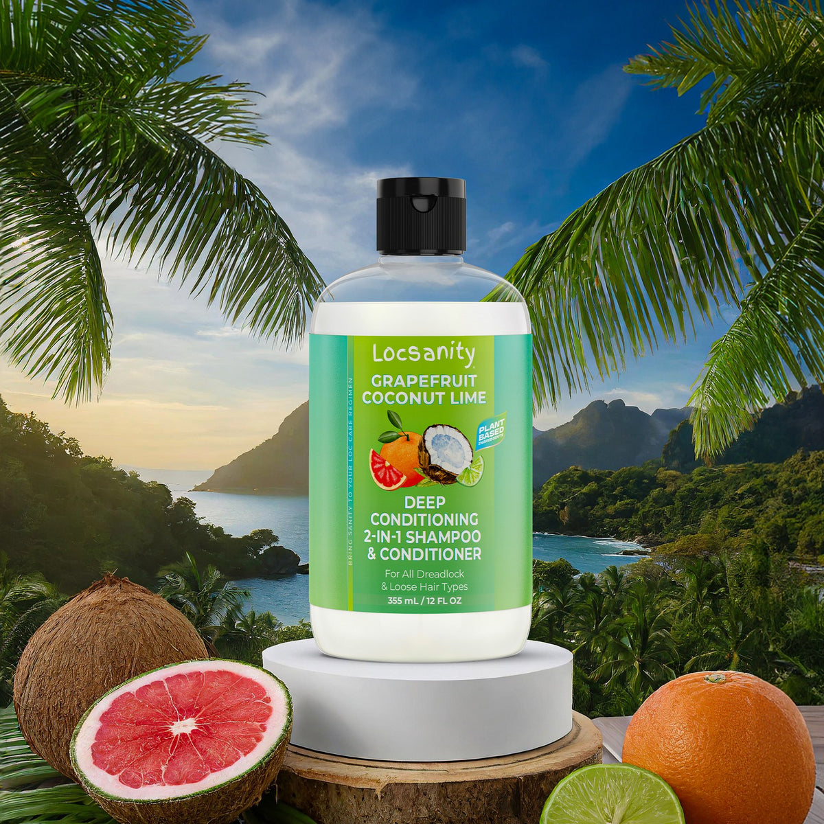 Grapefruit Coconut Lime Loc Shampoo - Sulfate-Free