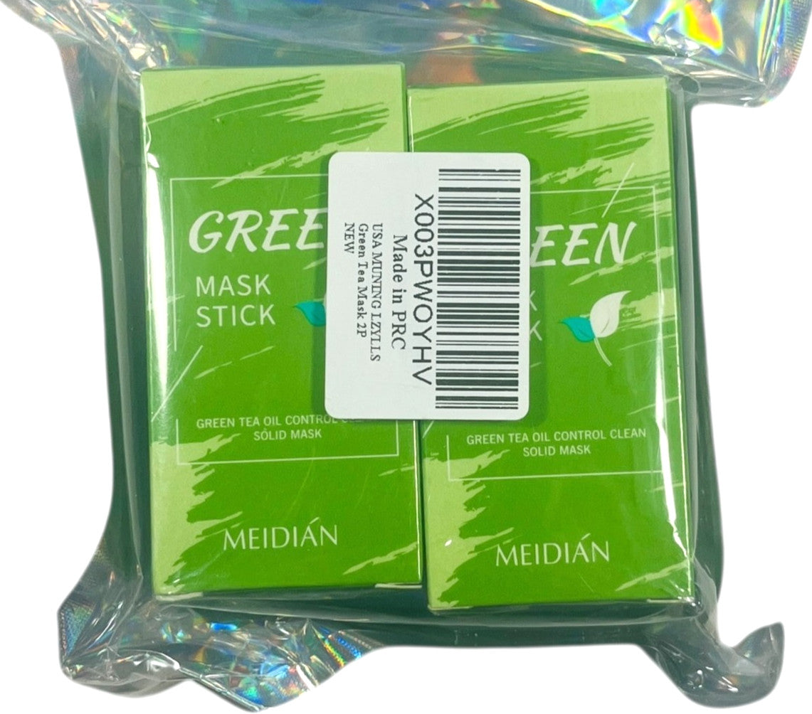 Green Tea Oil Face Mask Stick - 1.41 oz (Pack of 2)