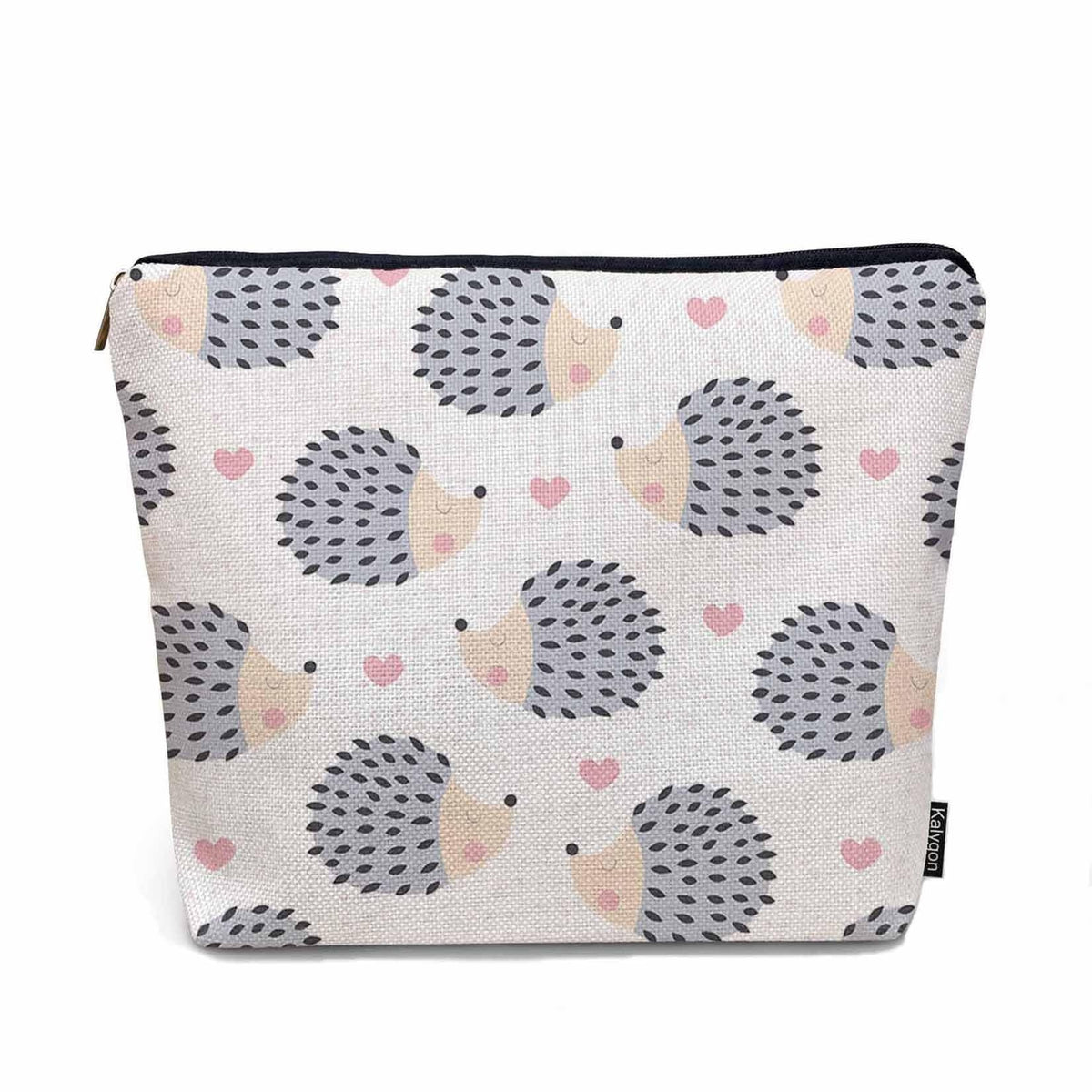 Hedgehog Makeup Organizer Bag - Large Capacity Travel Cosmetic Bag for Men Women