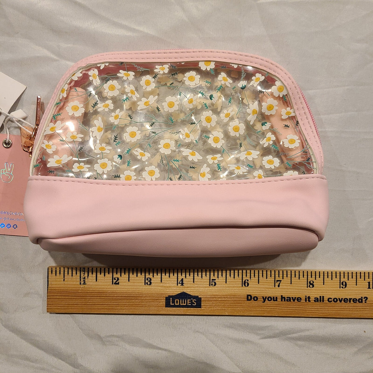 Skinny Dip Flower Design Makeup Bag - New With Tags
