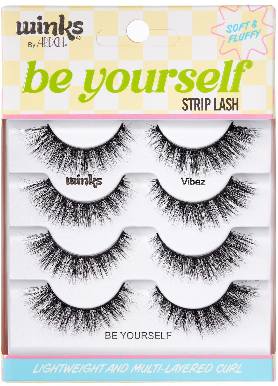 Ardell Winks Be Yourself Strip Lashes – Wish & Vibez, Soft Black