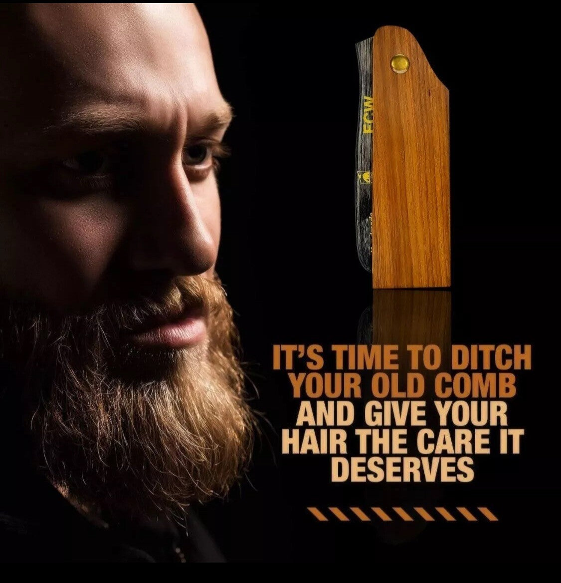 Mustache Wax & Comb Kit - Strong Hold Beard Styling Set