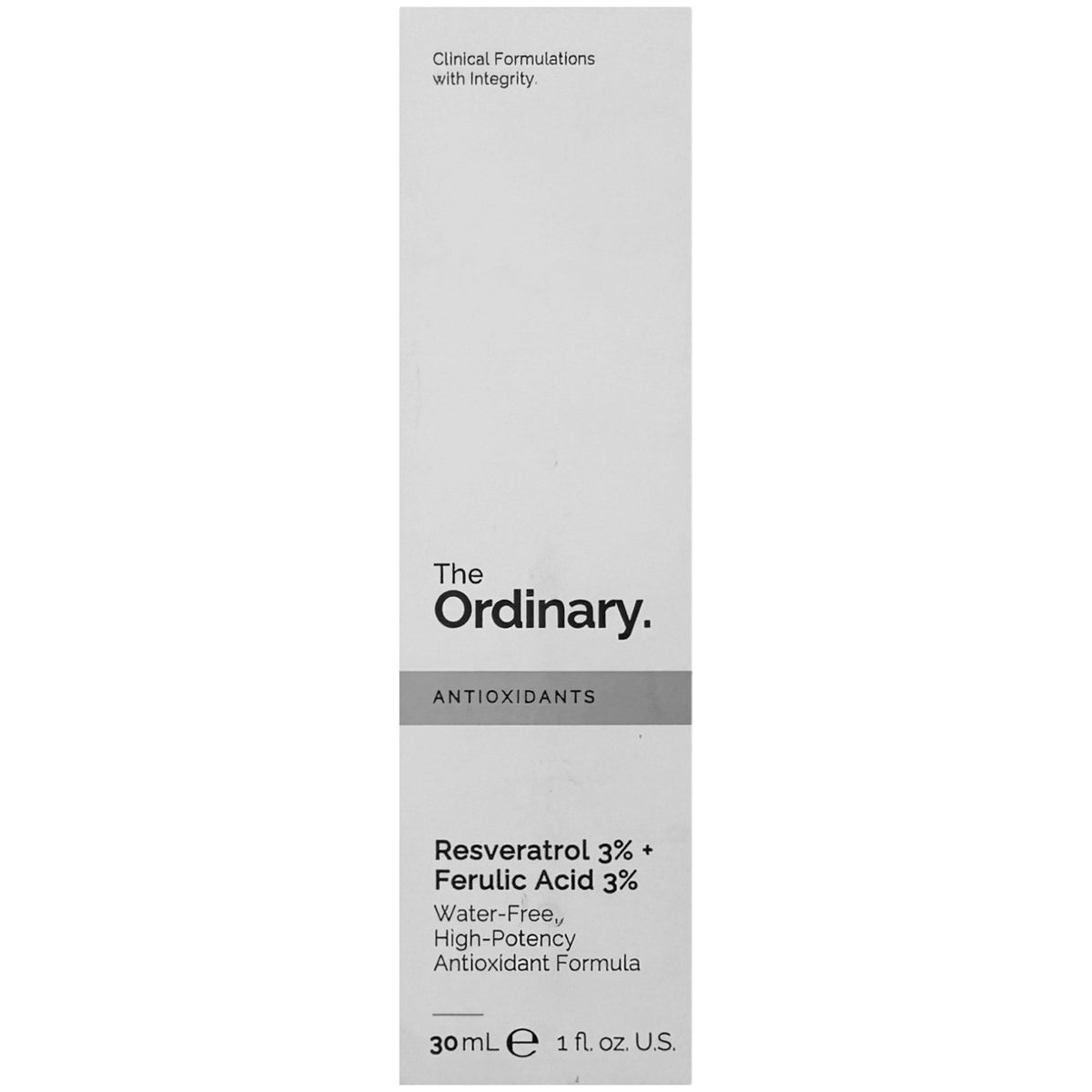 The Ordinary Antioxidants Resveratrol 3% + Ferulic Acid 3% Serum 30ml - Skin Support