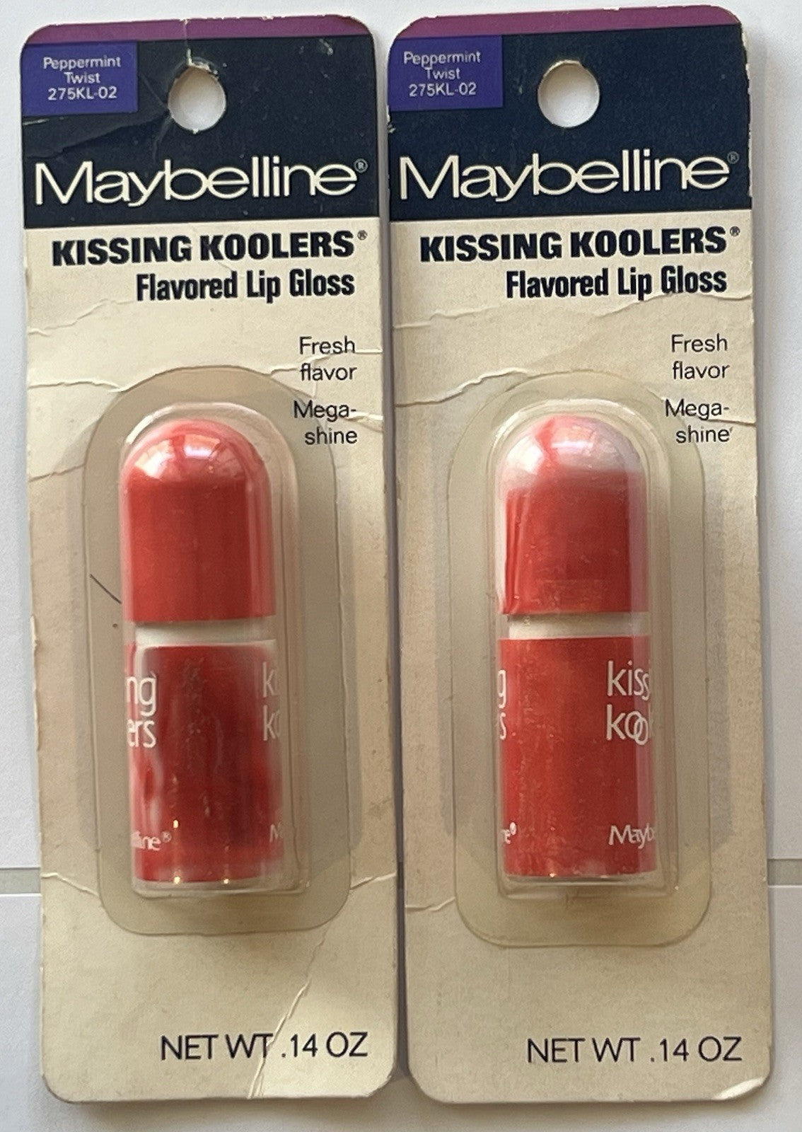 Maybelline Kissing Koolers Peppermint Twist Lip Balm Set - Discontinued Vintage Packaging