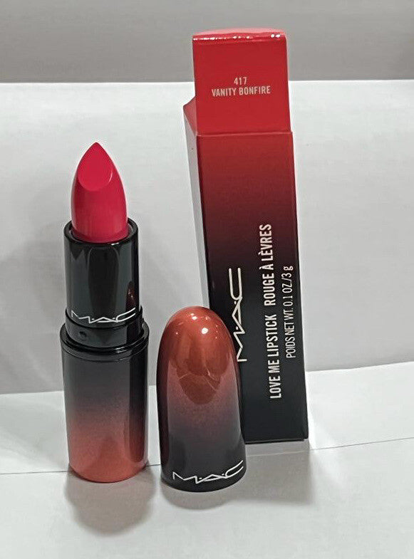 Lipstick - MAC Love Me Lipstick 417 Vanity Fire Discontinued New In Box