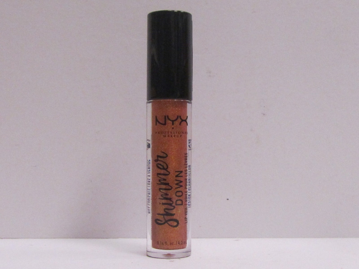 Lip Gloss with Shimmer and Gold Pearls - Copper Honey Pie