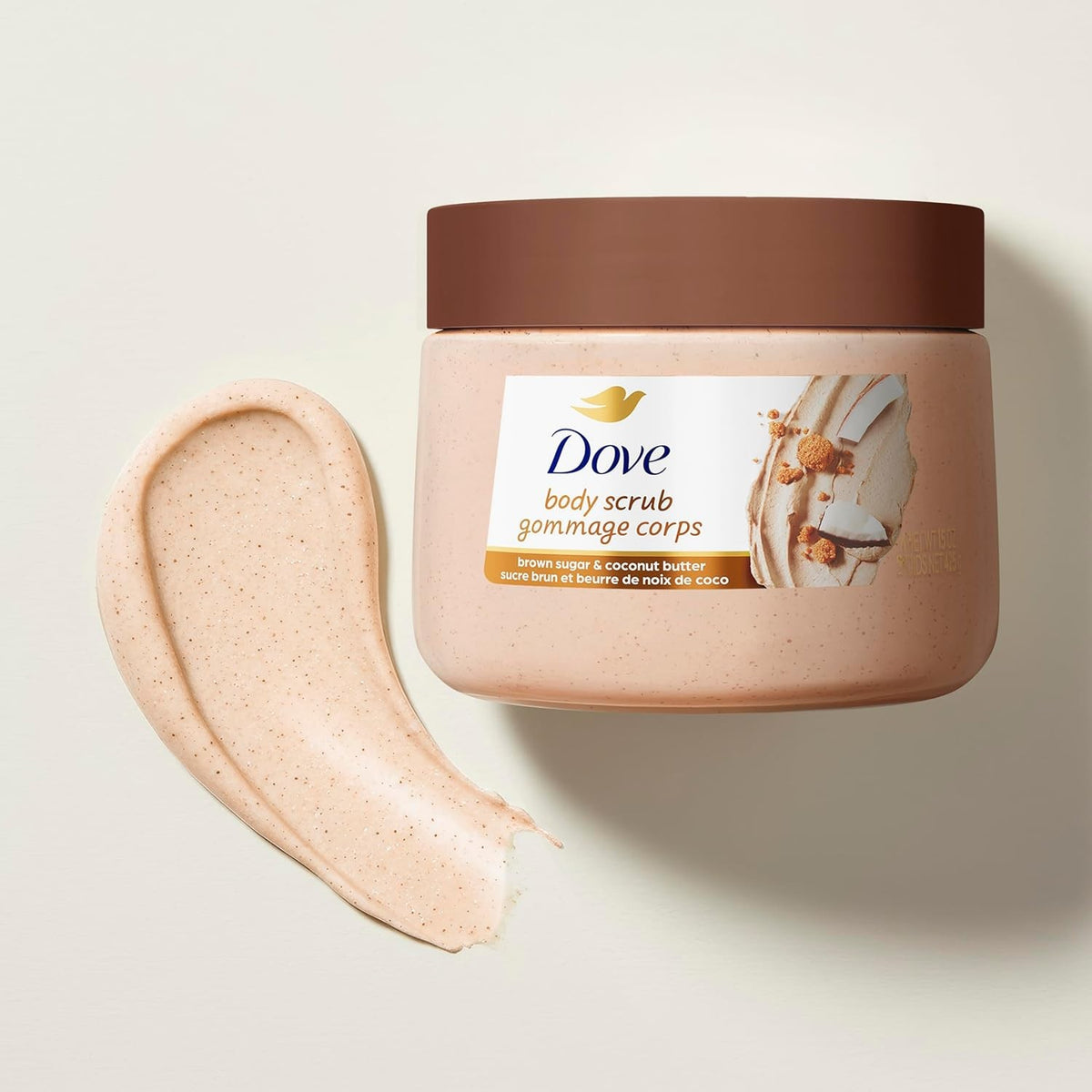 2 Pack Dove Exfoliating Body Polish Brown Sugar & Coconut Butter