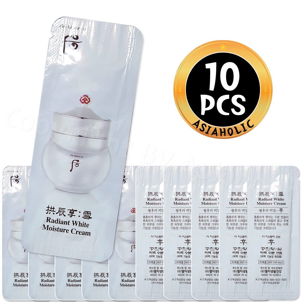 Whitening Moisture Cream Sample Set - Hydrating and Brightening Face Skincare