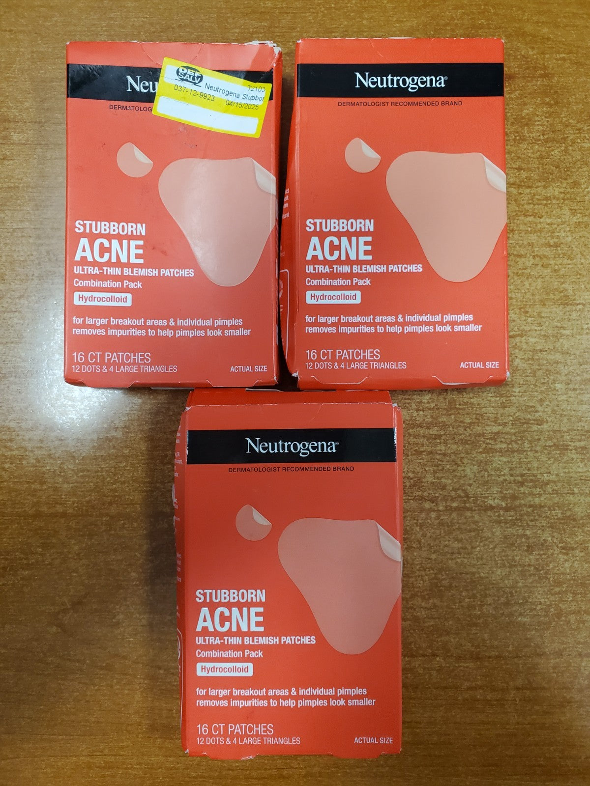 Hydrocolloid Acne Patches for Pimples - 3 Boxes of 16, Multiple Sizes