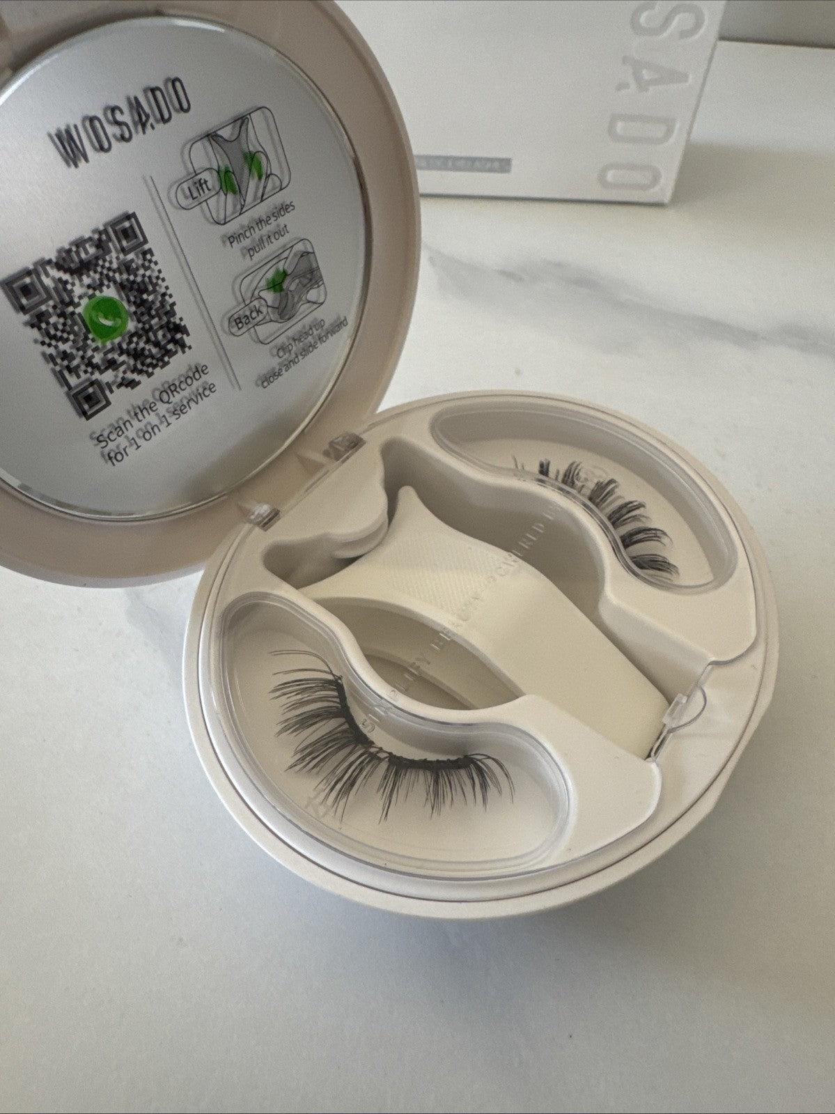 Magnetic False Eyelashes No. 17 Ice Black C Curl 50 Pairs - New With Box