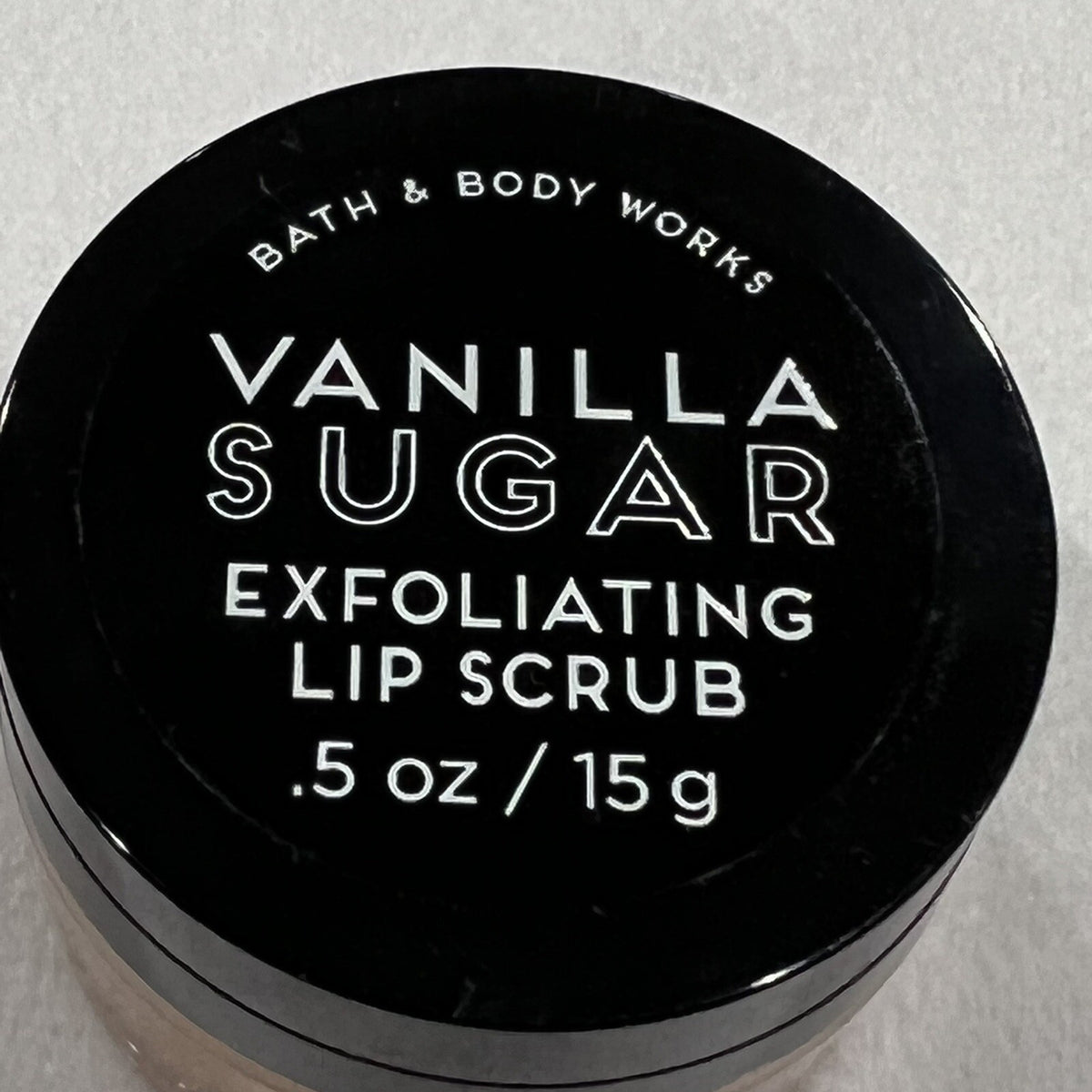 Vanilla Sugar Lip Scrub with Jojoba Oil and Beeswax - 0.5 oz Exfoliating Treatment