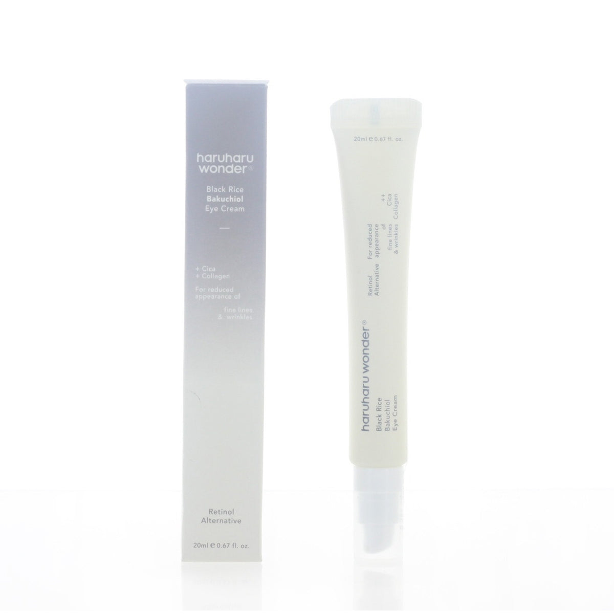 Black Rice Eye Cream with Bakuchiol & Fermented Black Rice - Anti-Aging Brightening 20ml