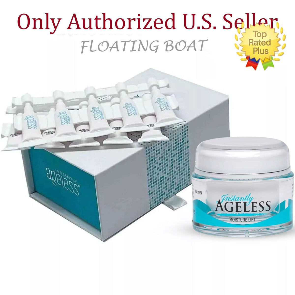 Instantly Ageless Face Lift Vials with Moisturizer - 25 Vials in Box