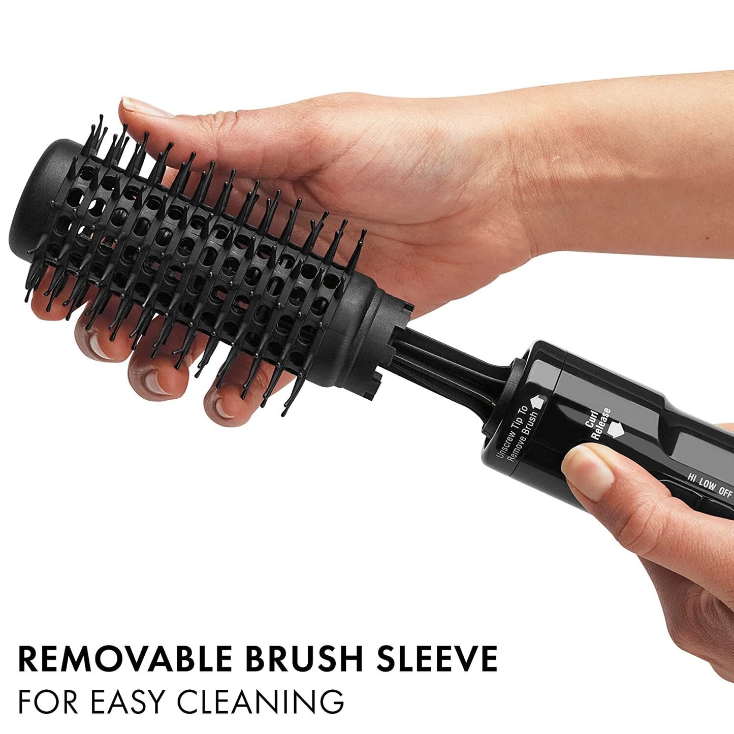 Pro Style Curl Touch Ups 1.5-Inch Tangle-Free Hot Air Styling Brush