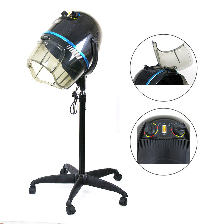 1300W Professional Floor Hair Dryer Stand Up with Wheels & Adjustable Height