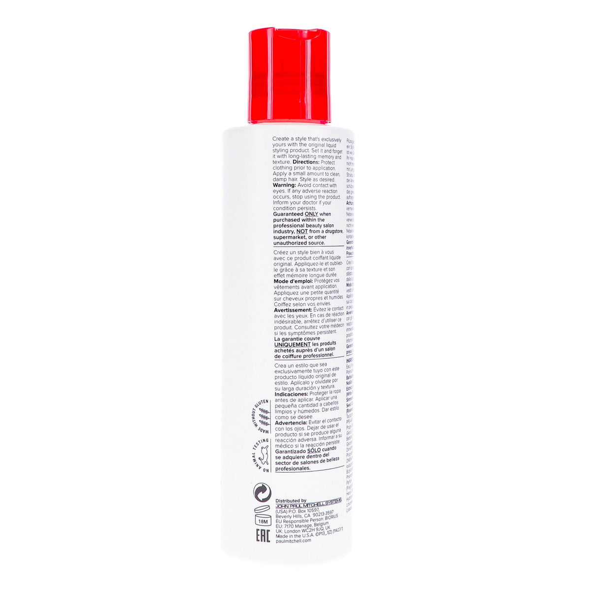 Hair Sculpting Lotion - Medium Hold, Long-Lasting, 8.5 oz