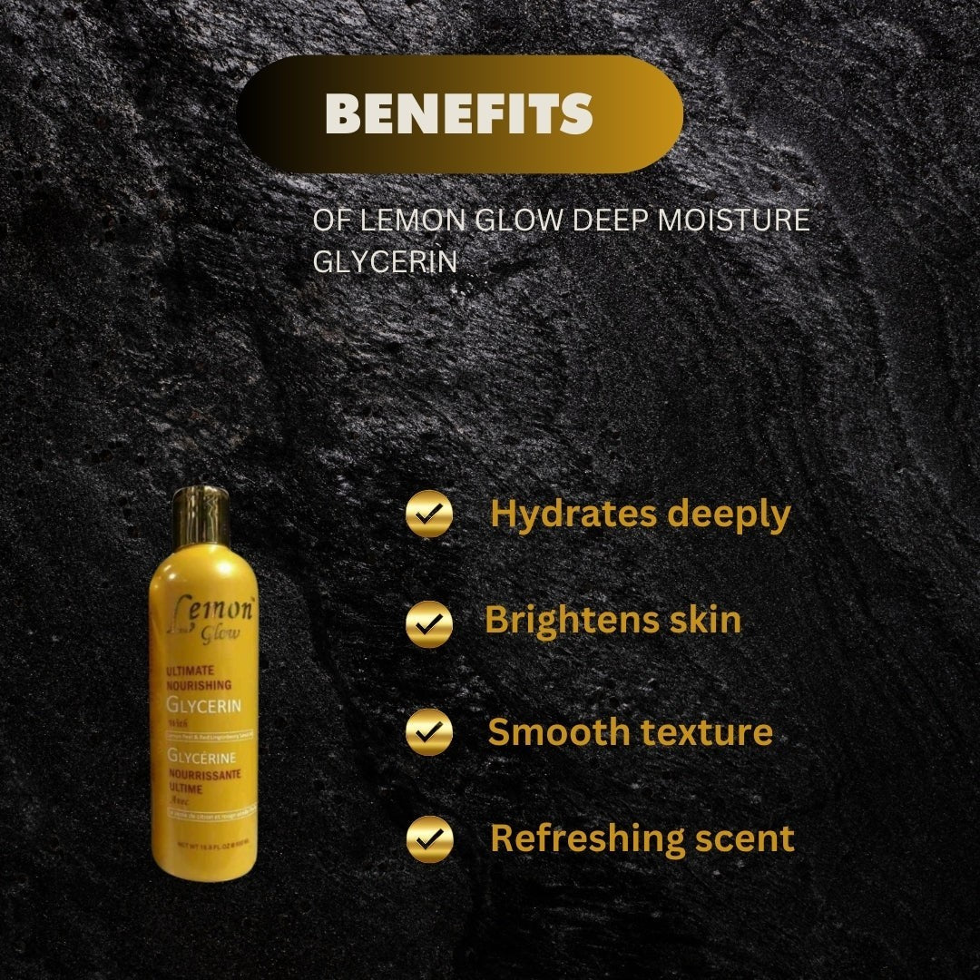 Nourishing Glycerin Skin Brightening Serum - Lemon Glow 16.8 oz
