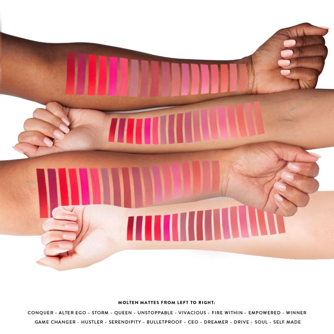 Molten Matte Liquid Lipstick Bulletproof Shade 17 - Long-Lasting Lip Color
