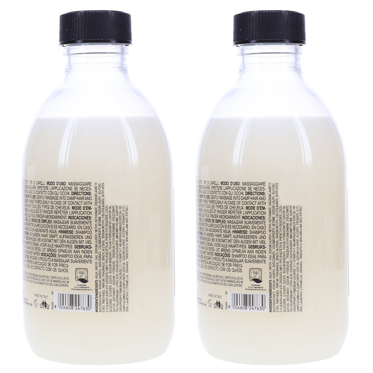 Davines OI Shampoo 9.47 oz Pack of 2 - Nourishing Hair Care for All Hair Types
