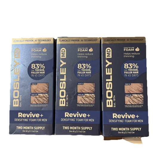 Hair Densifying Foam for Men – 3 Pack