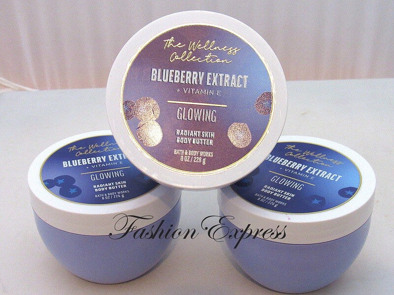 Blueberry Extract Glowing Body Butter 8 oz - 3 Pack