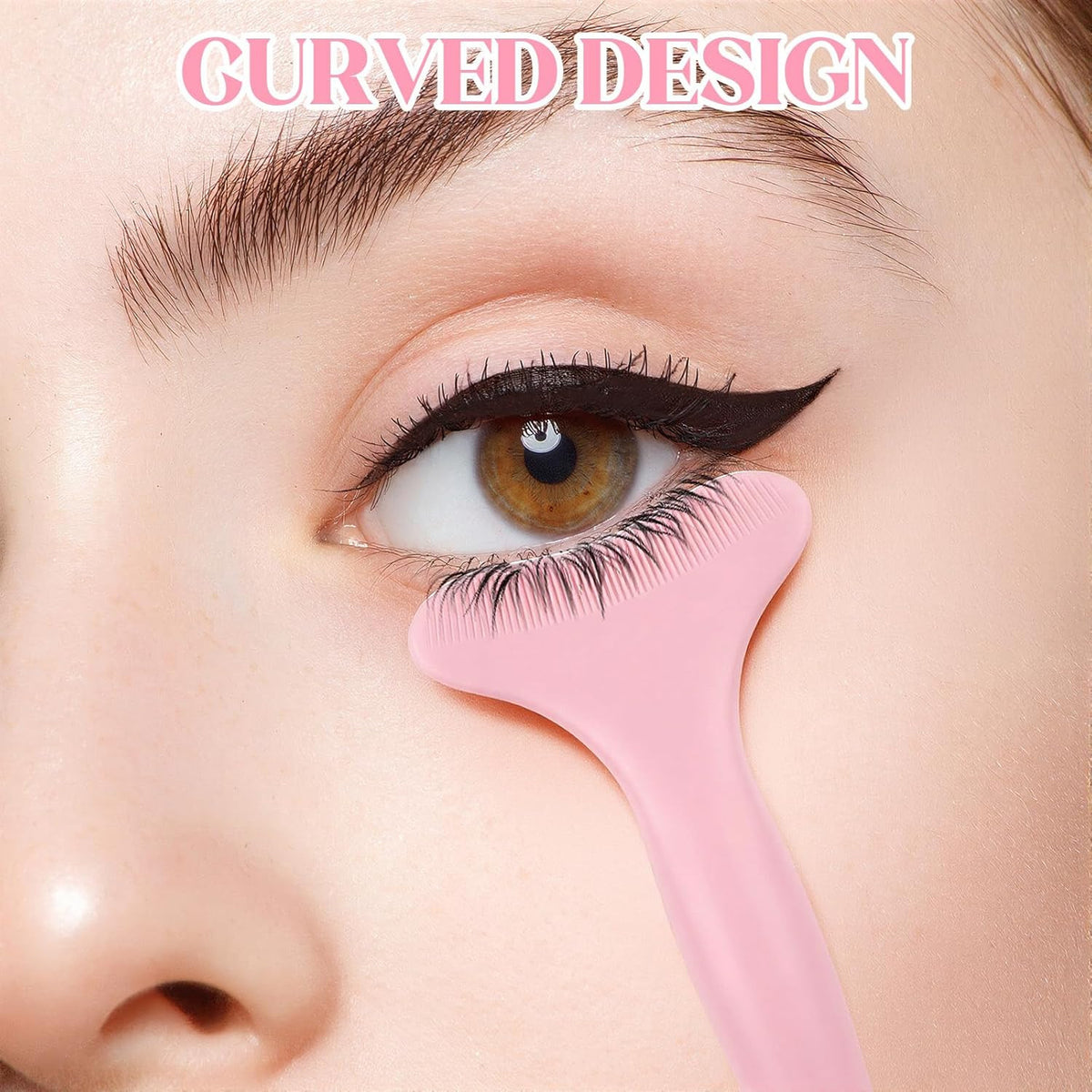 Silicone Mascara Shield 2-Pack - Eyelash Makeup Applicator Guard