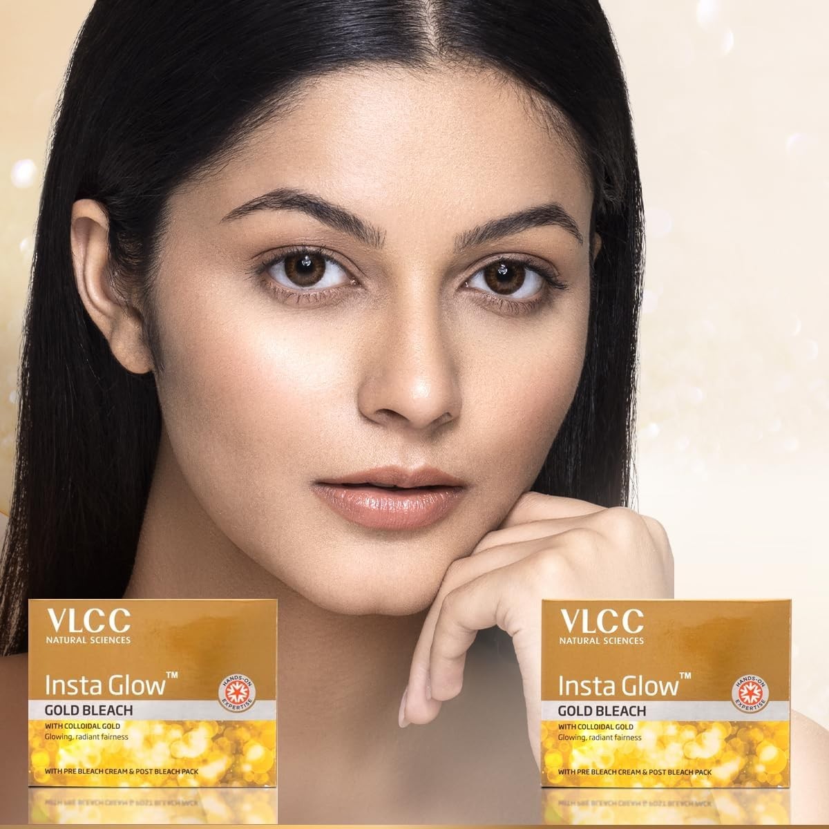 Hydrating Face Mask with Gold for Radiant Skin - 2 Pack, 30g Each